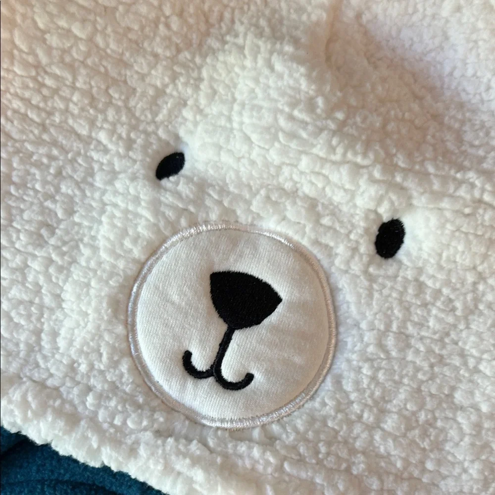 NWT! Gymboree Polar Bear Fleece Winter Snow Hat kids Unisex 8+